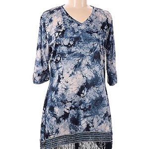 Tie dye Indigo Soul Dress- Large